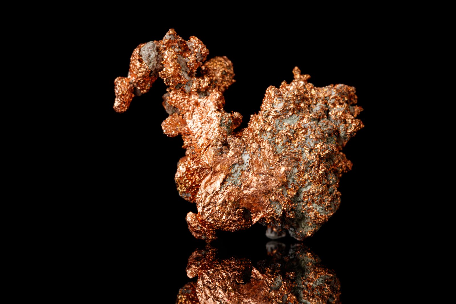 Copper mineral macro